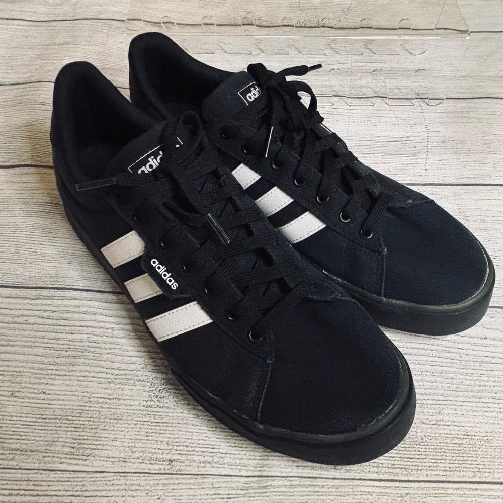 adidas Daily 3.0 'Translucent Outsole - Black White Mens 11.5 - Picture 3 of 6